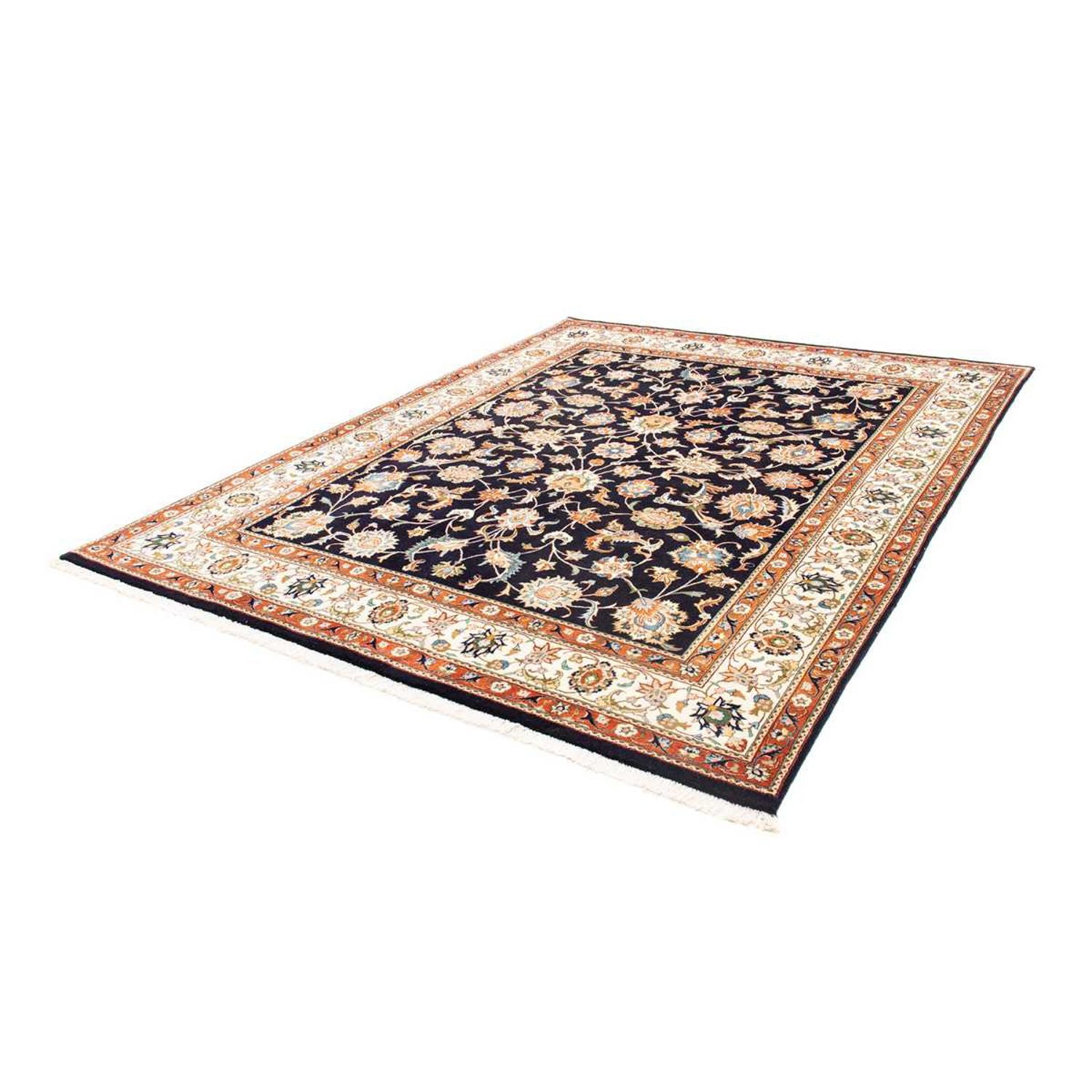 Alfombra persa - Clásica - 278 x 213 cm - azul oscuro