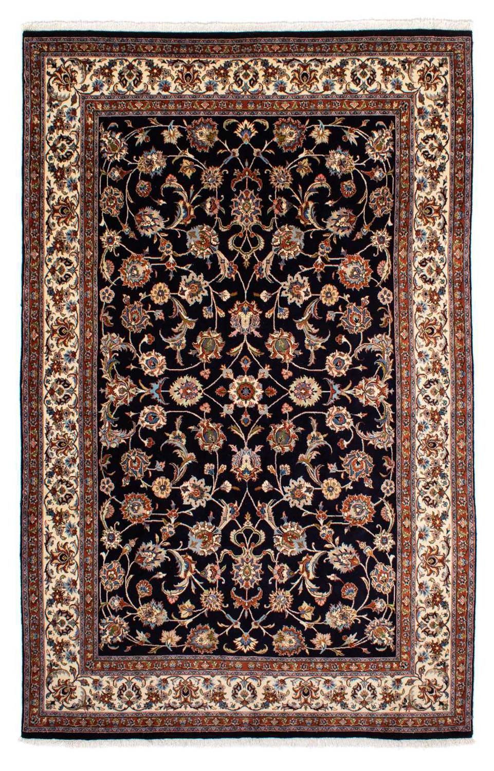 Alfombra persa - Clásica - 305 x 199 cm - azul oscuro