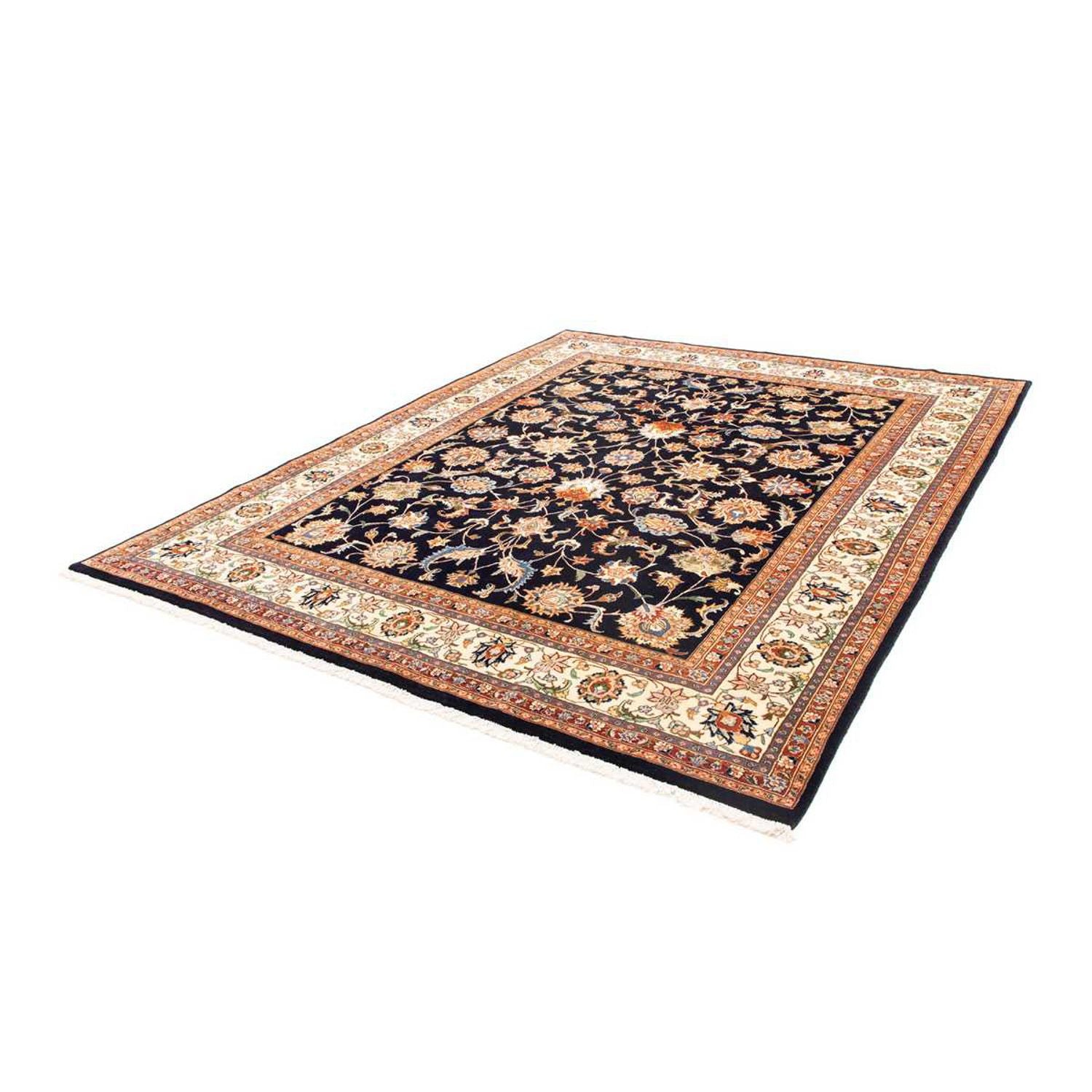 Alfombra persa - Clásica - 276 x 217 cm - azul oscuro