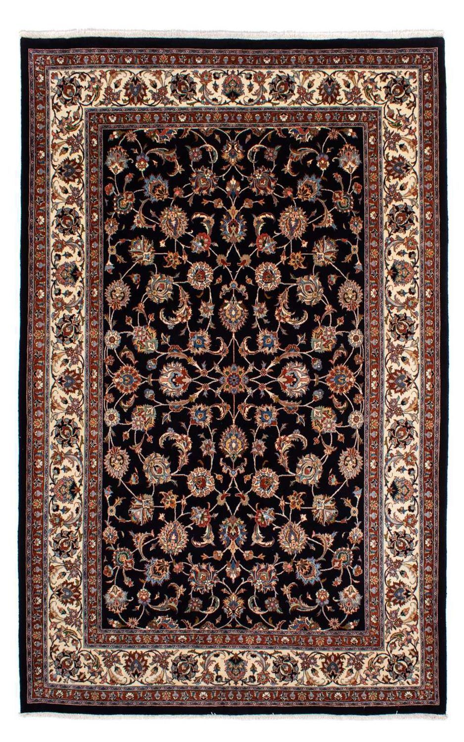 Alfombra persa - Clásica - 309 x 203 cm - azul oscuro