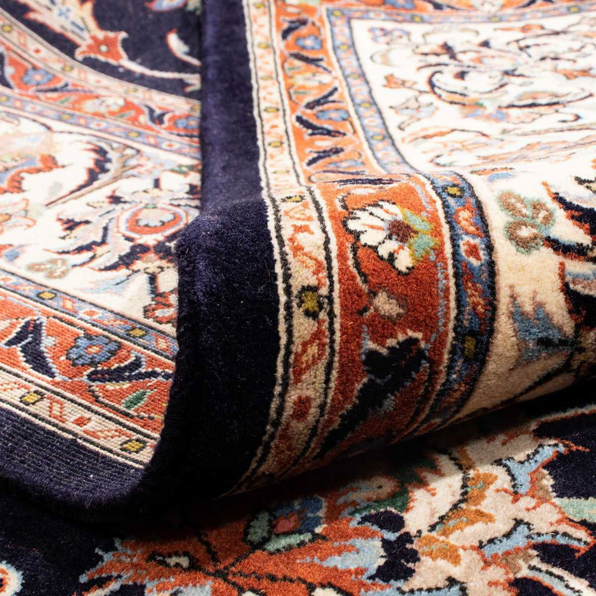 Alfombra persa - Clásica - 282 x 218 cm - azul oscuro