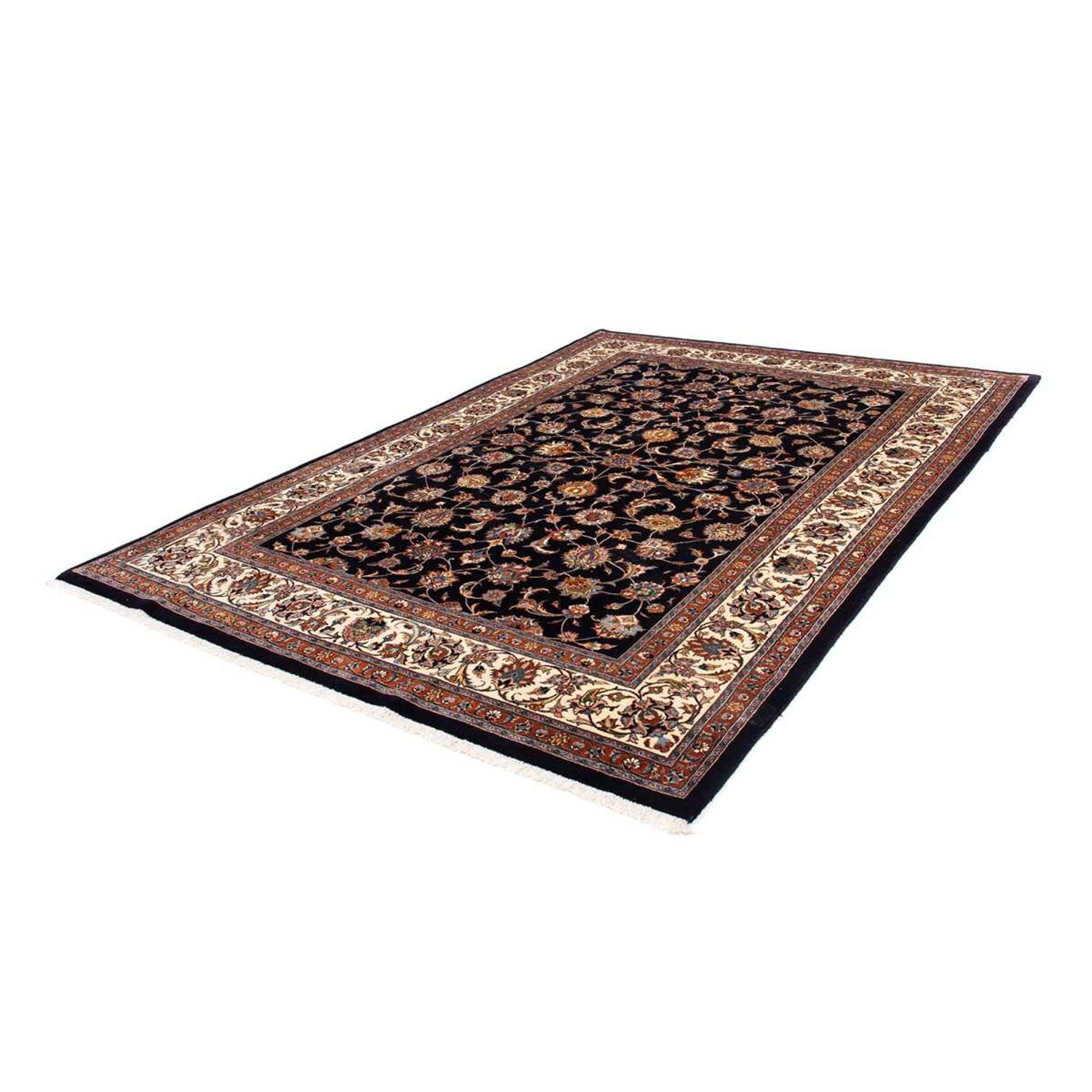Alfombra persa - Clásica - 286 x 198 cm - azul oscuro