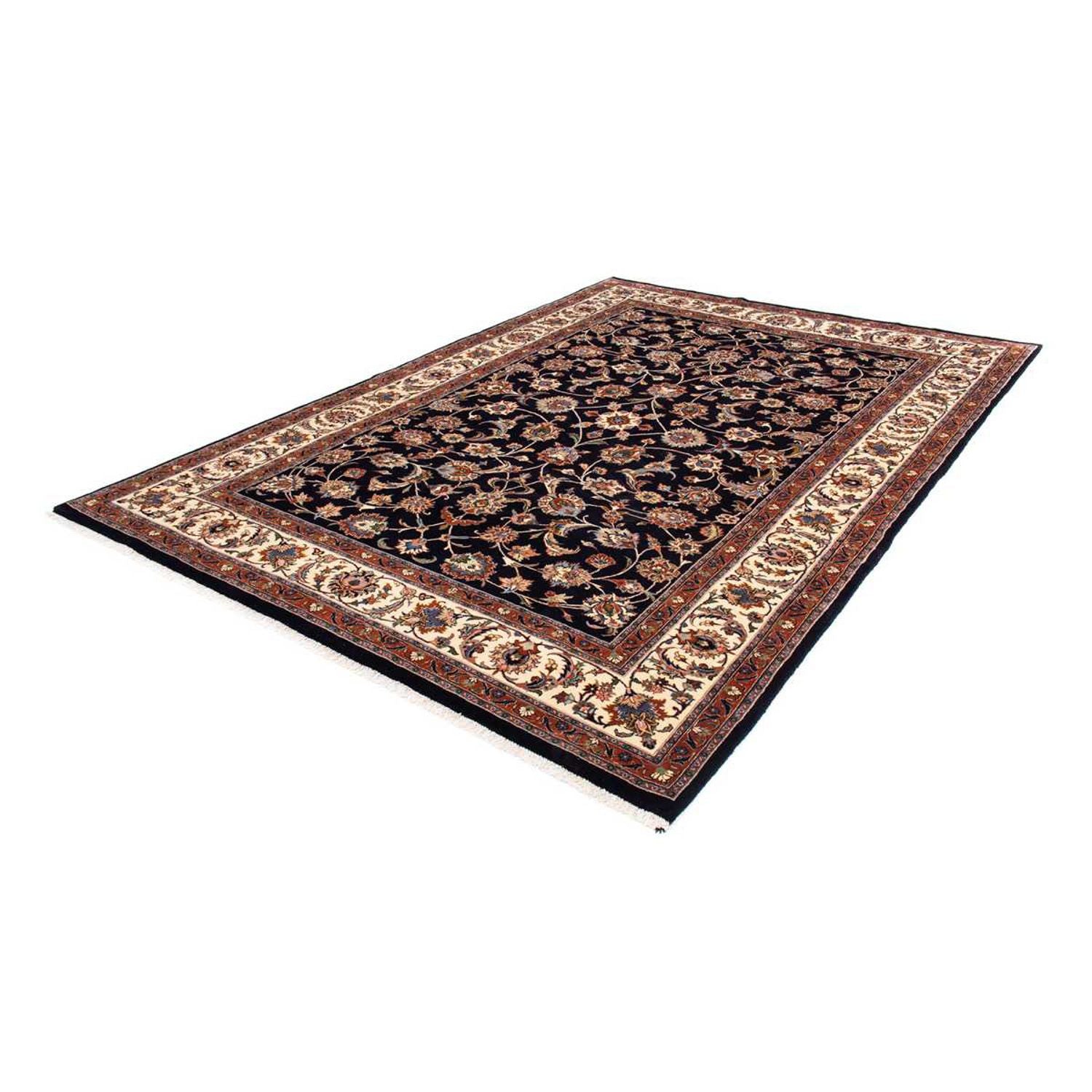 Alfombra persa - Clásica - 288 x 200 cm - azul oscuro