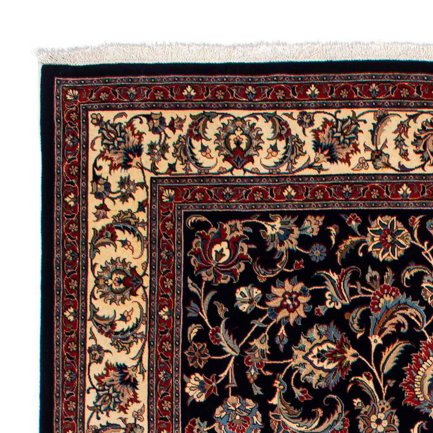 Alfombra persa - Clásica - 292 x 202 cm - azul oscuro