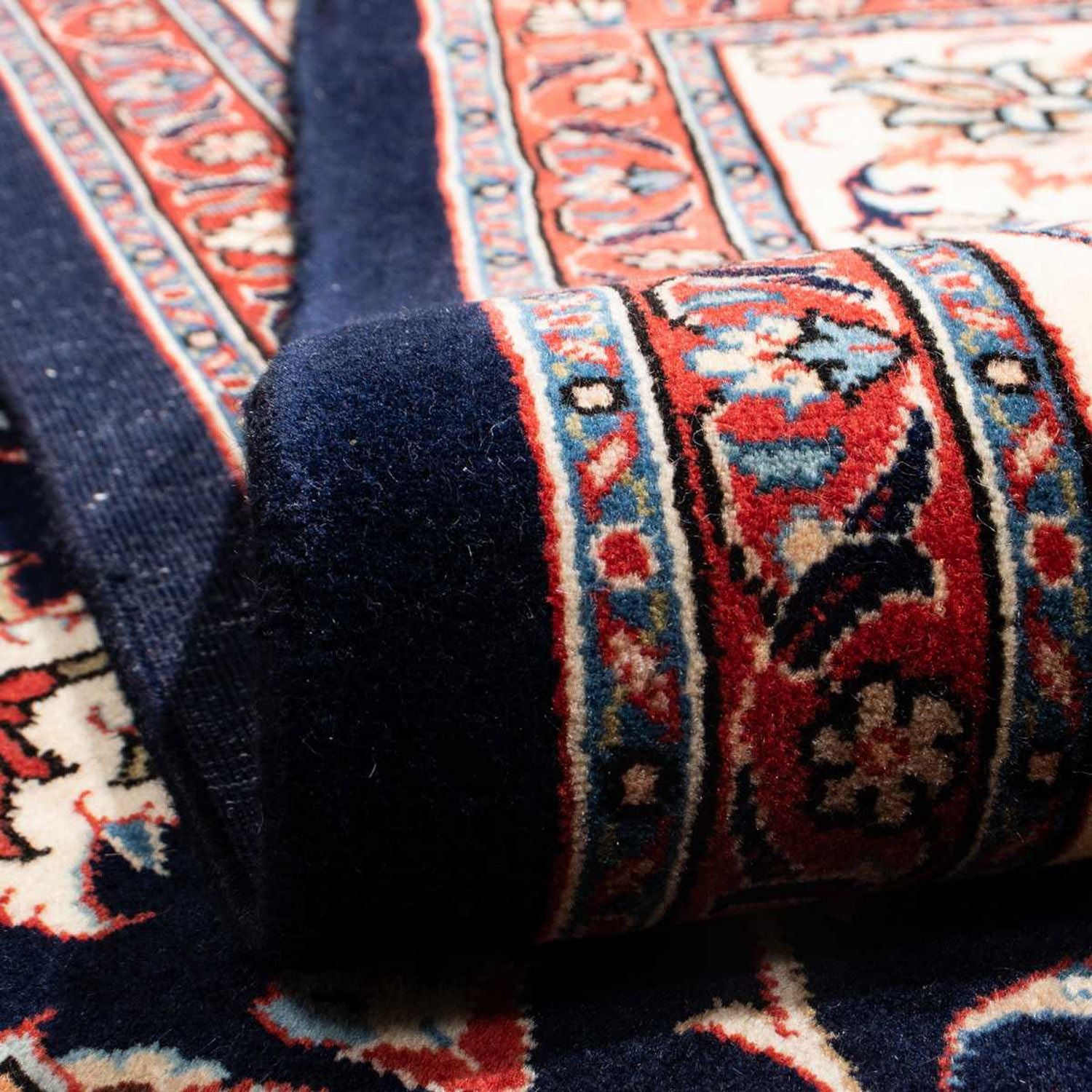 Alfombra persa - Clásica - 292 x 202 cm - azul oscuro