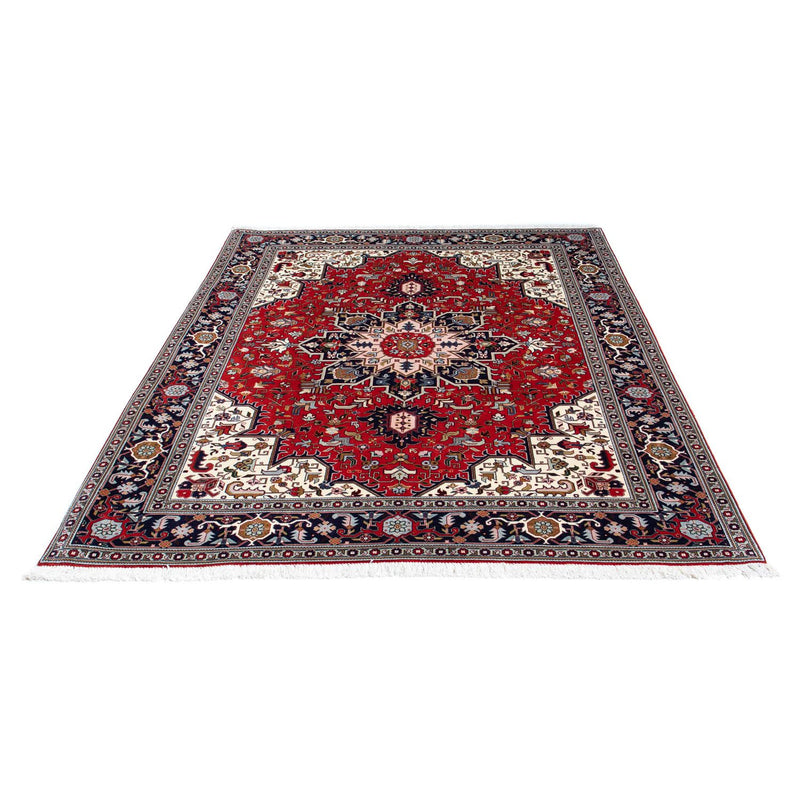Alfombra Persa - Tabriz - Real - 196 x 152 cm - rojo oscuro