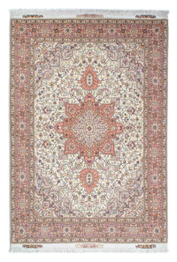 Alfombra Persa - Tabriz - Real - 212 x 151 cm - beige