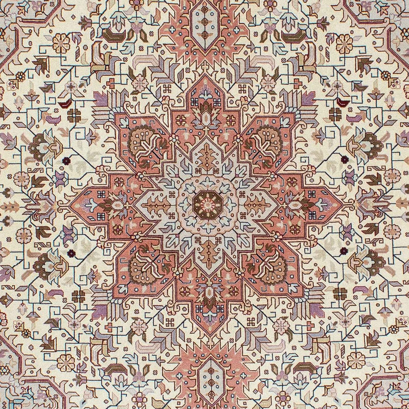 Alfombra Persa - Tabriz - Real - 208 x 156 cm - beige
