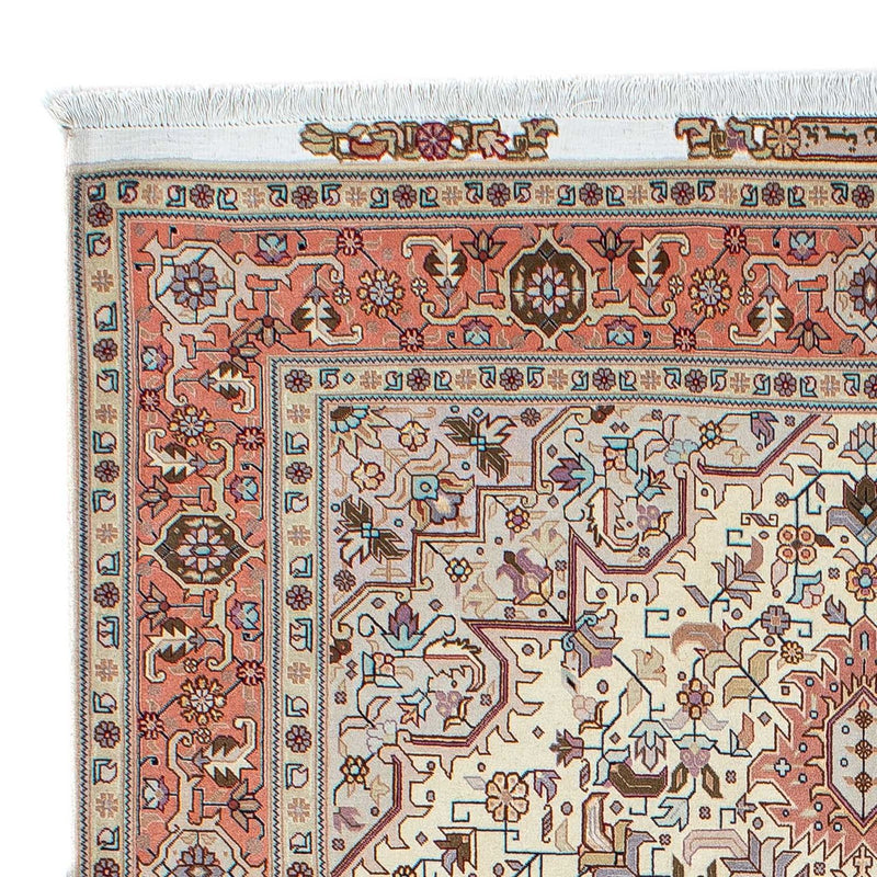 Alfombra Persa - Tabriz - Real - 208 x 156 cm - beige