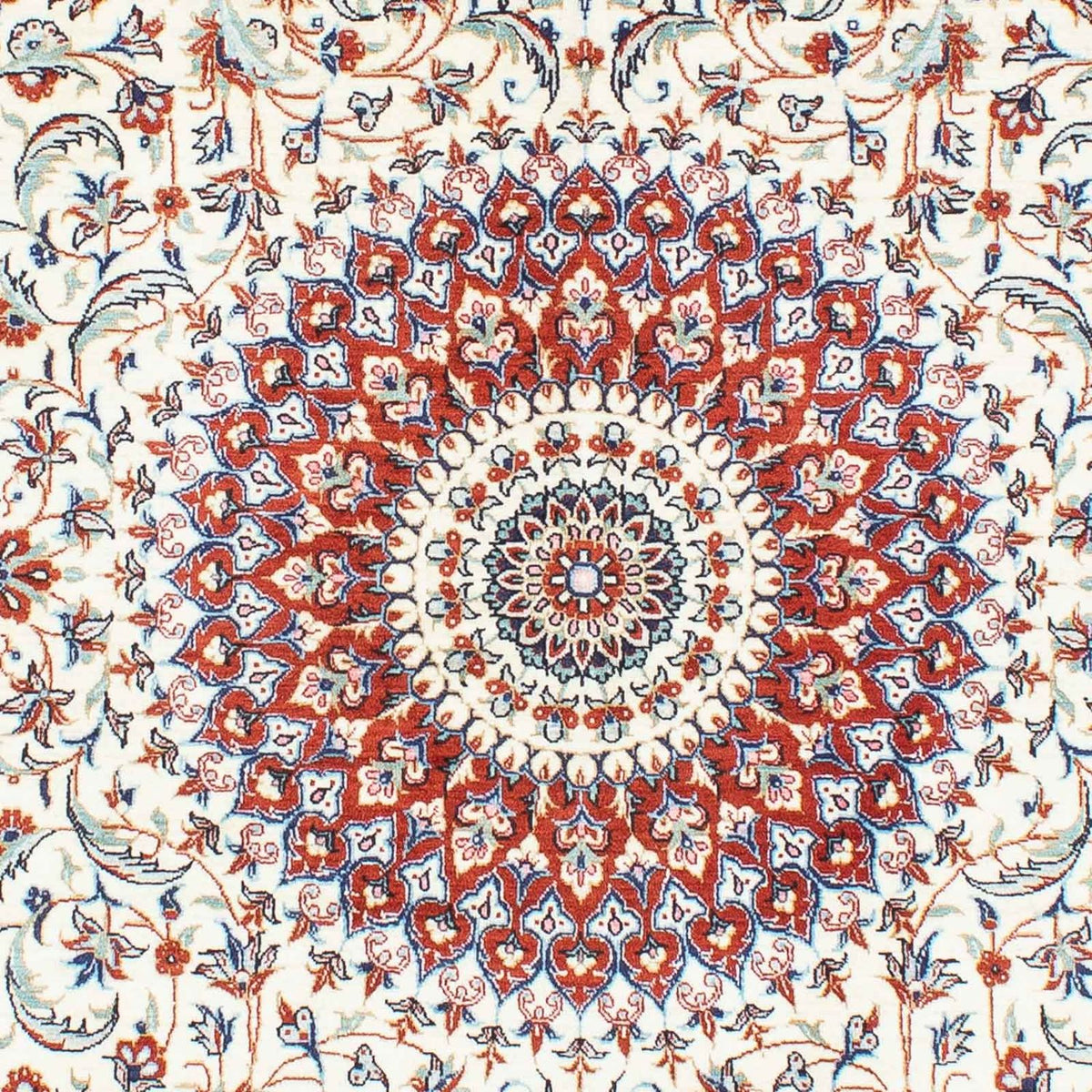 Alfombra persa - Ghom - 248 x 157 cm - rojo