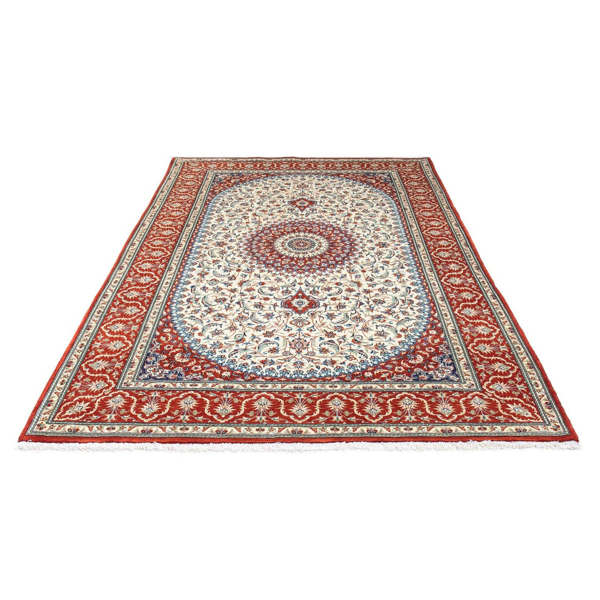 Alfombra persa - Ghom - 248 x 157 cm - rojo