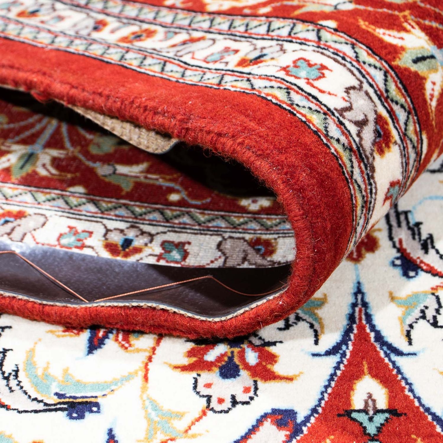 Alfombra persa - Ghom - 261 x 156 cm - beige