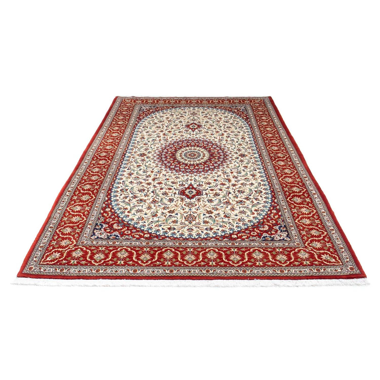 Alfombra persa - Ghom - 261 x 156 cm - beige