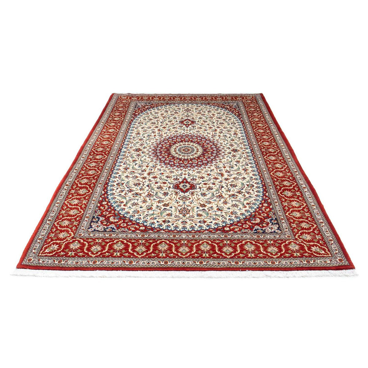Alfombra persa - Ghom - 261 x 156 cm - beige