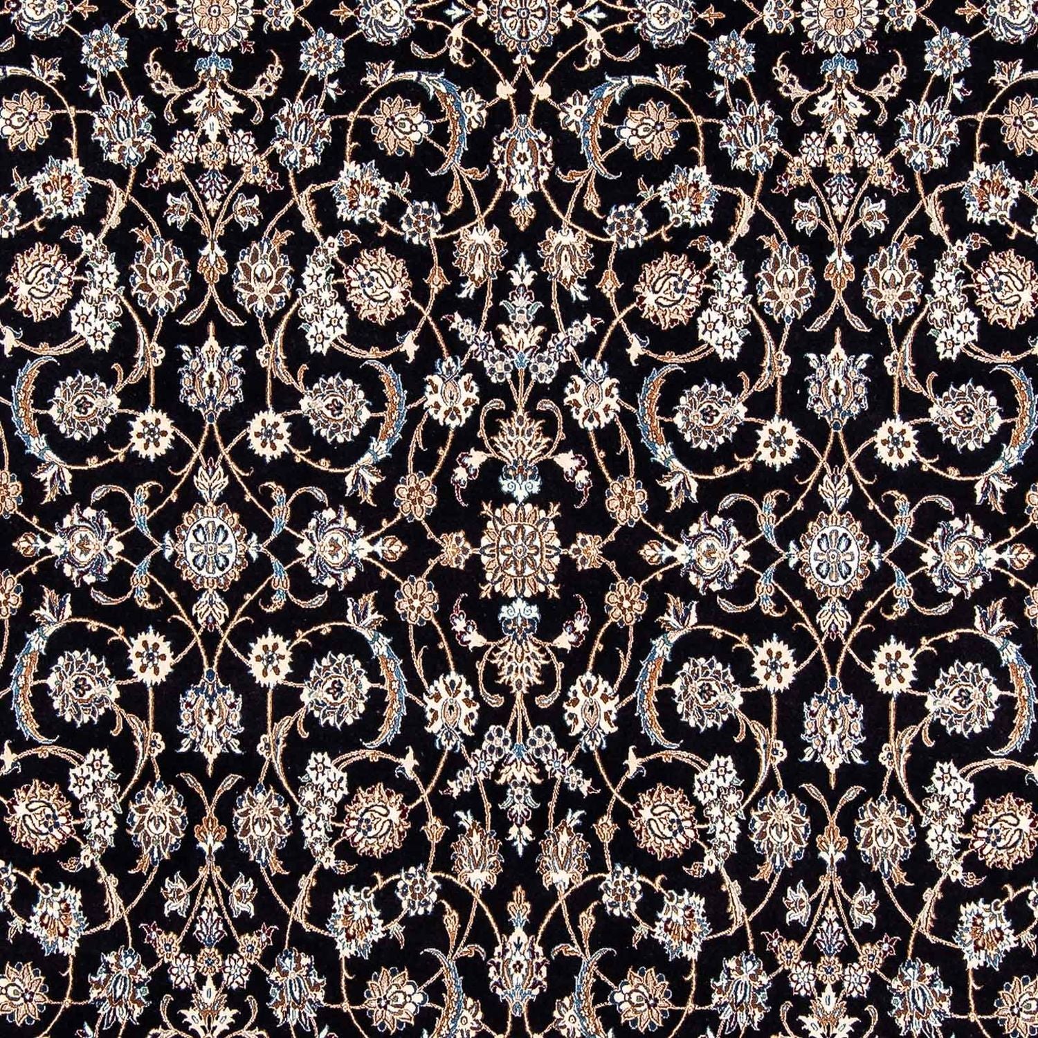 Alfombra Persa - Nain - Prima - 303 x 202 cm - azul oscuro