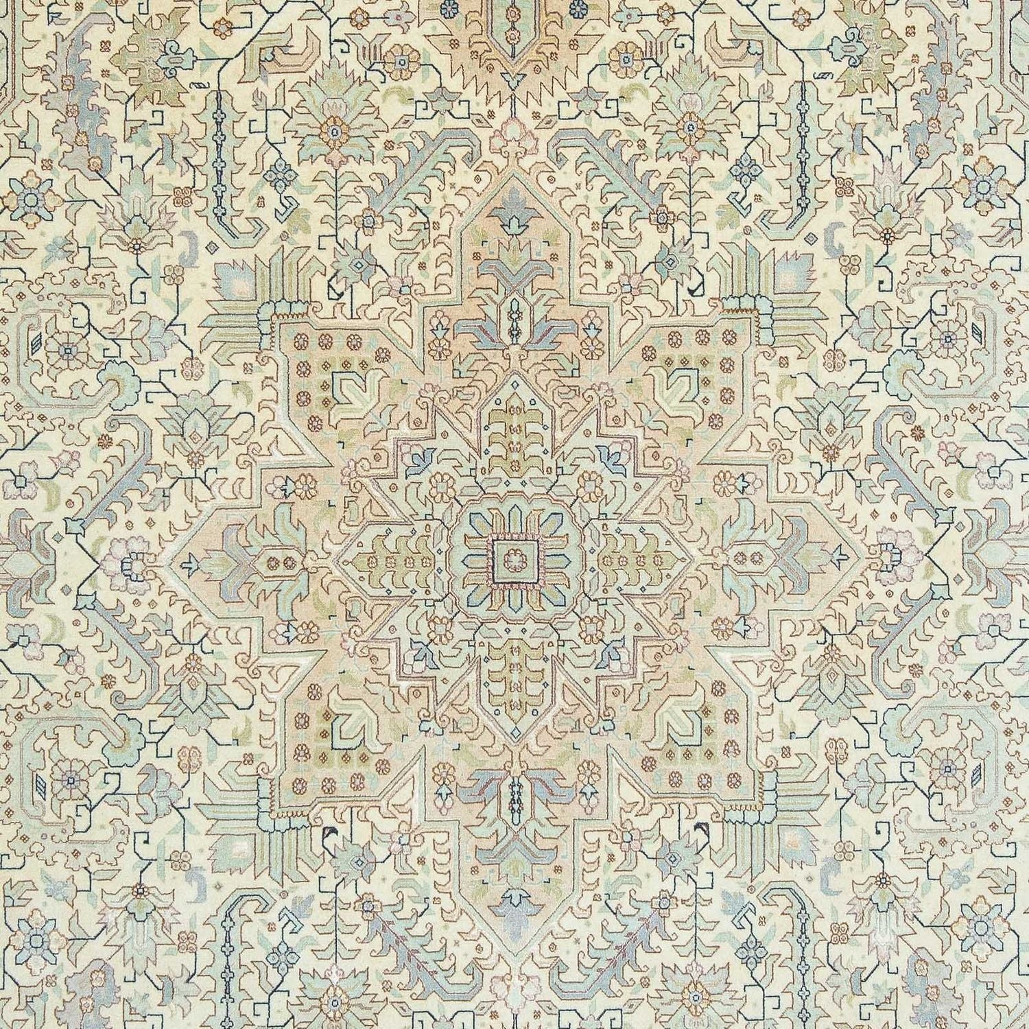 Alfombra Persa - Tabriz - Real - 306 x 203 cm - multicolor