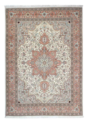 Alfombra Persa - Tabriz - Real - 218 x 152 cm - beige