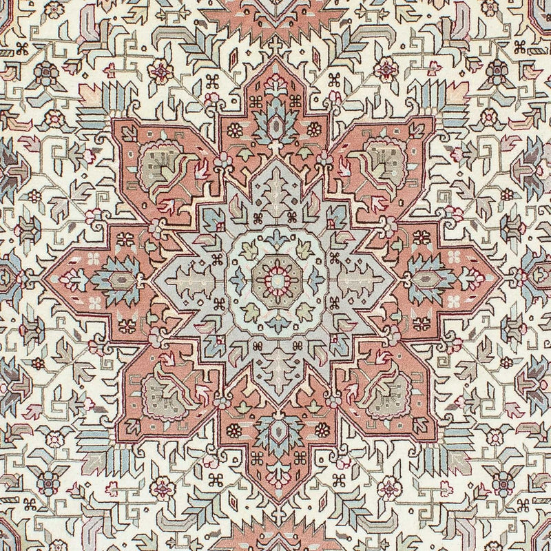 Alfombra Persa - Tabriz - Real - 218 x 152 cm - beige