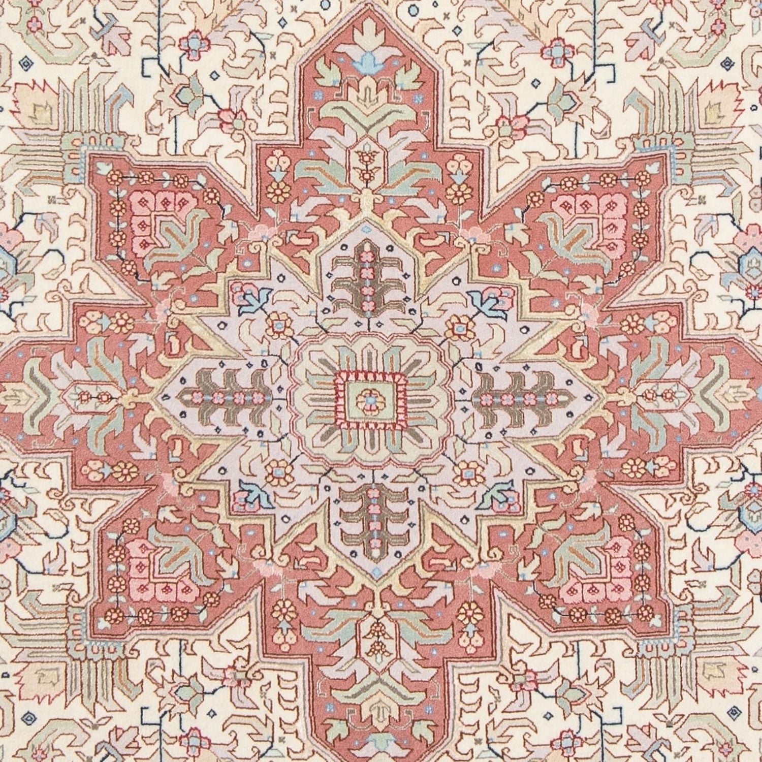 Alfombra Persa - Tabriz - Real - 303 x 207 cm - beige