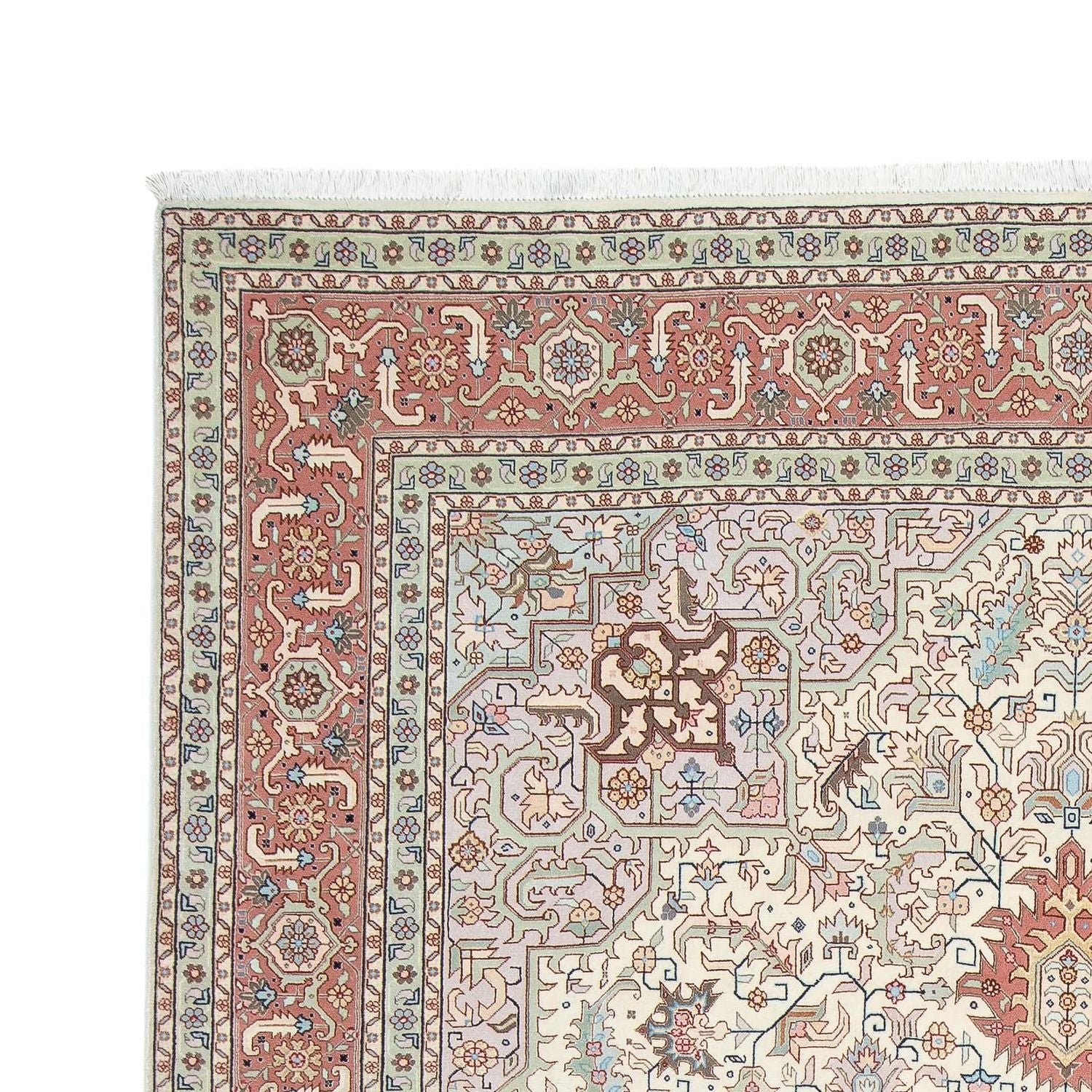 Alfombra Persa - Tabriz - Real - 303 x 207 cm - beige