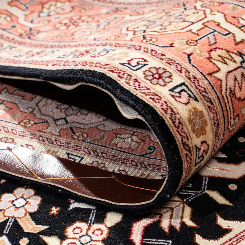 Alfombra Persa - Tabriz - Real - 214 x 151 cm - azul oscuro