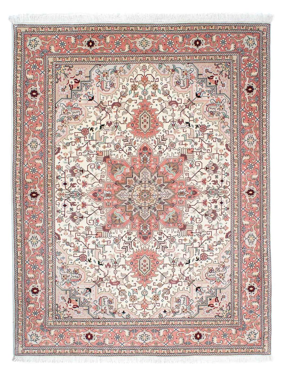 Alfombra Persa - Tabriz - Real - 200 x 150 cm - beige