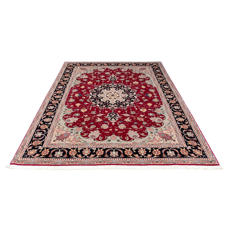 Alfombra Persa - Tabriz - Real - 246 x 172 cm - rojo oscuro