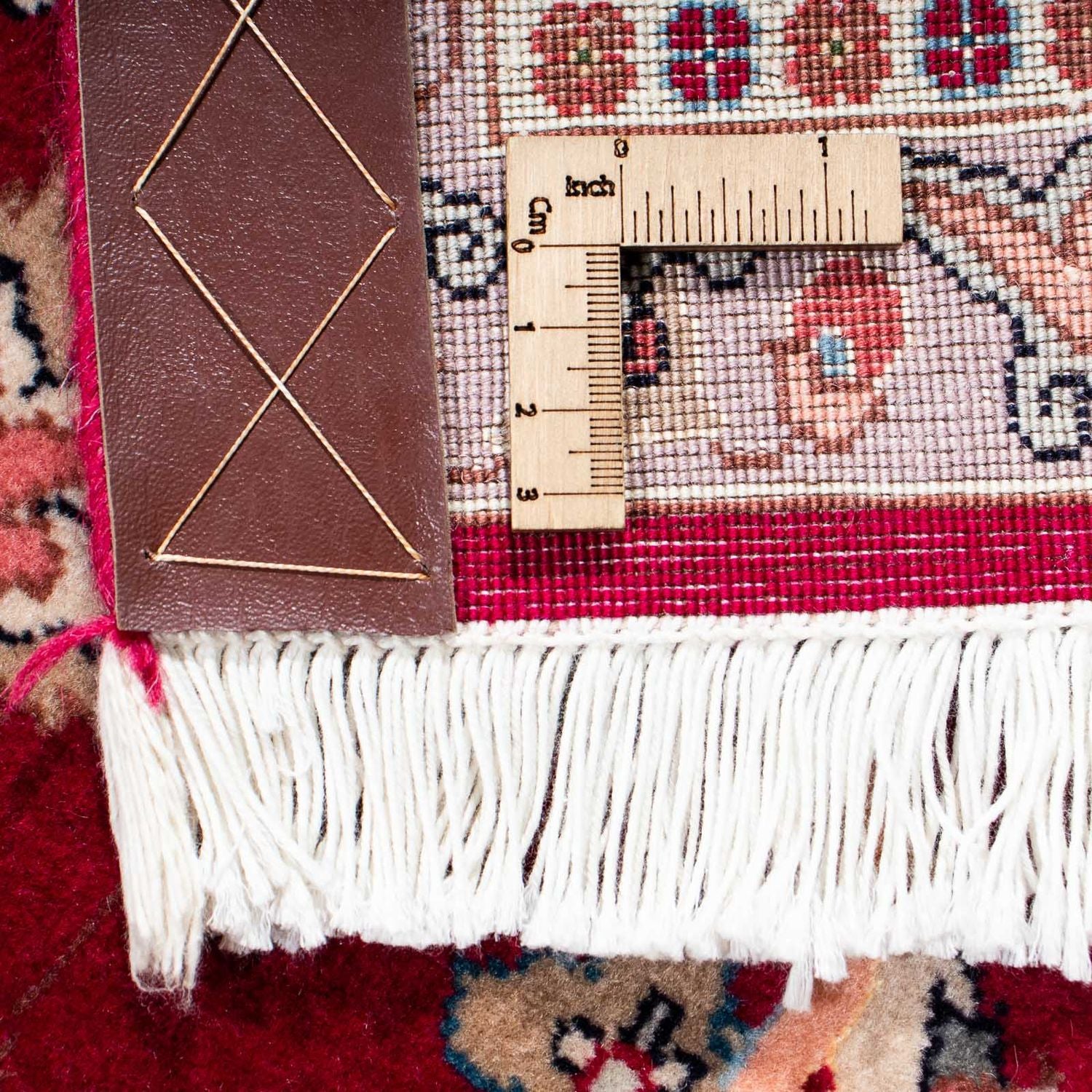 Alfombra Persa - Tabriz - Real - 246 x 172 cm - rojo oscuro