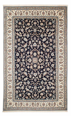 Alfombra Persa - Nain - Prima - 267 x 173 cm - azul oscuro