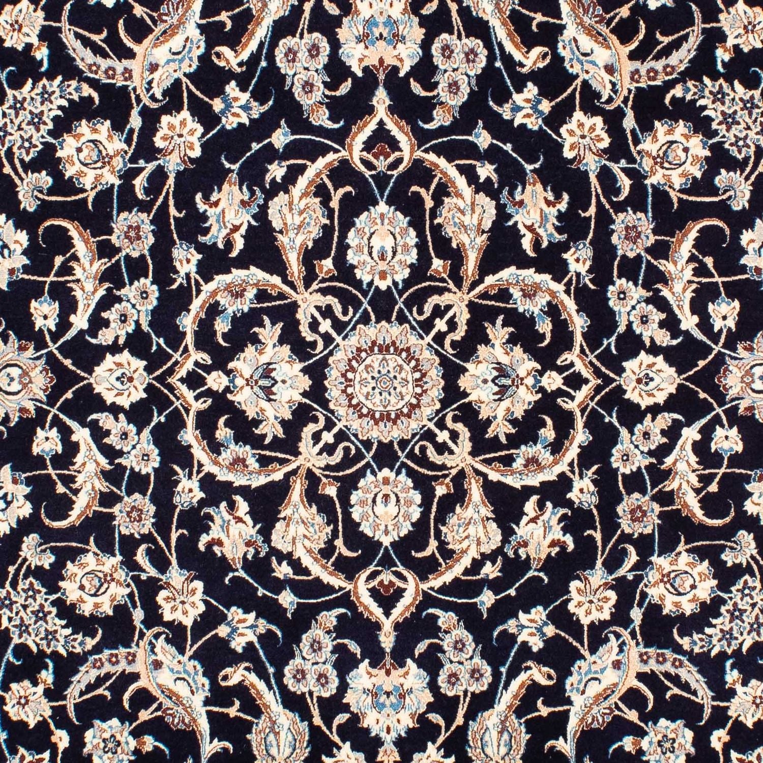 Alfombra Persa - Nain - Prima - 267 x 173 cm - azul oscuro