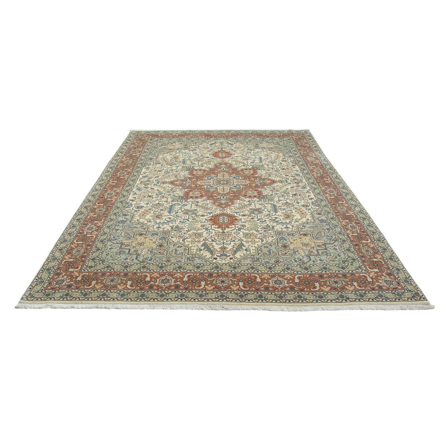 Alfombra Persa - Tabriz - Real - 303 x 207 cm - beige