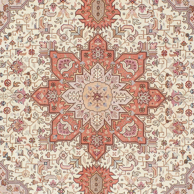 Alfombra Persa - Tabriz - Real - 207 x 152 cm - beige