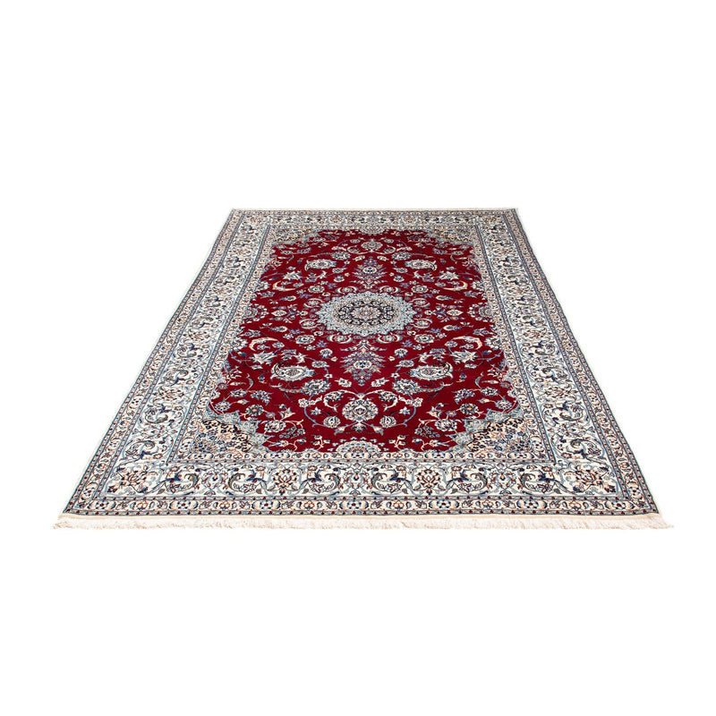 Alfombra Persa - Nain - Prima - 236 x 153 cm - rojo oscuro