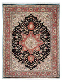 Alfombra Persa - Tabriz - Real - 200 x 152 cm - azul oscuro