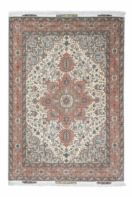 Alfombra Persa - Tabriz - Real - 200 x 151 cm - beige