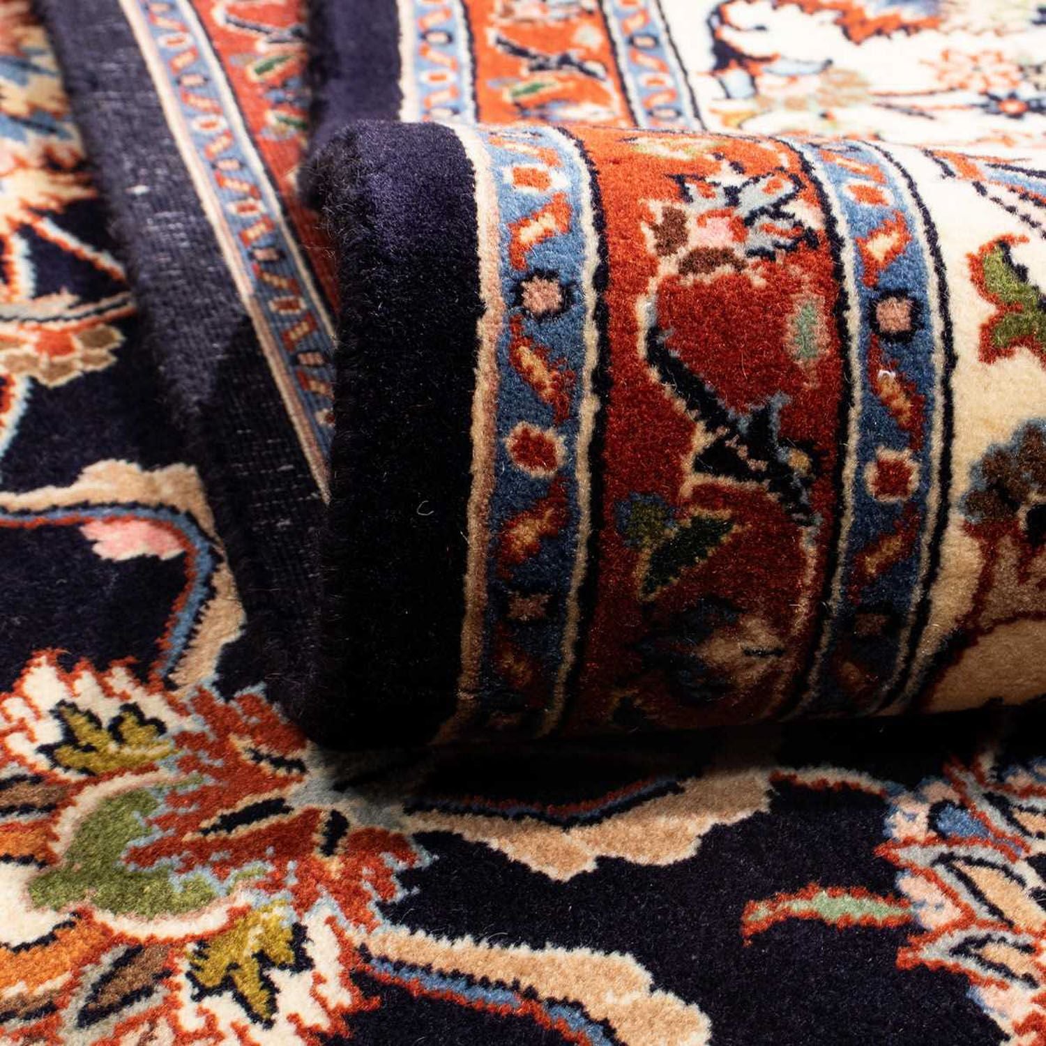 Alfombra persa - Clásica - 297 x 203 cm - azul oscuro