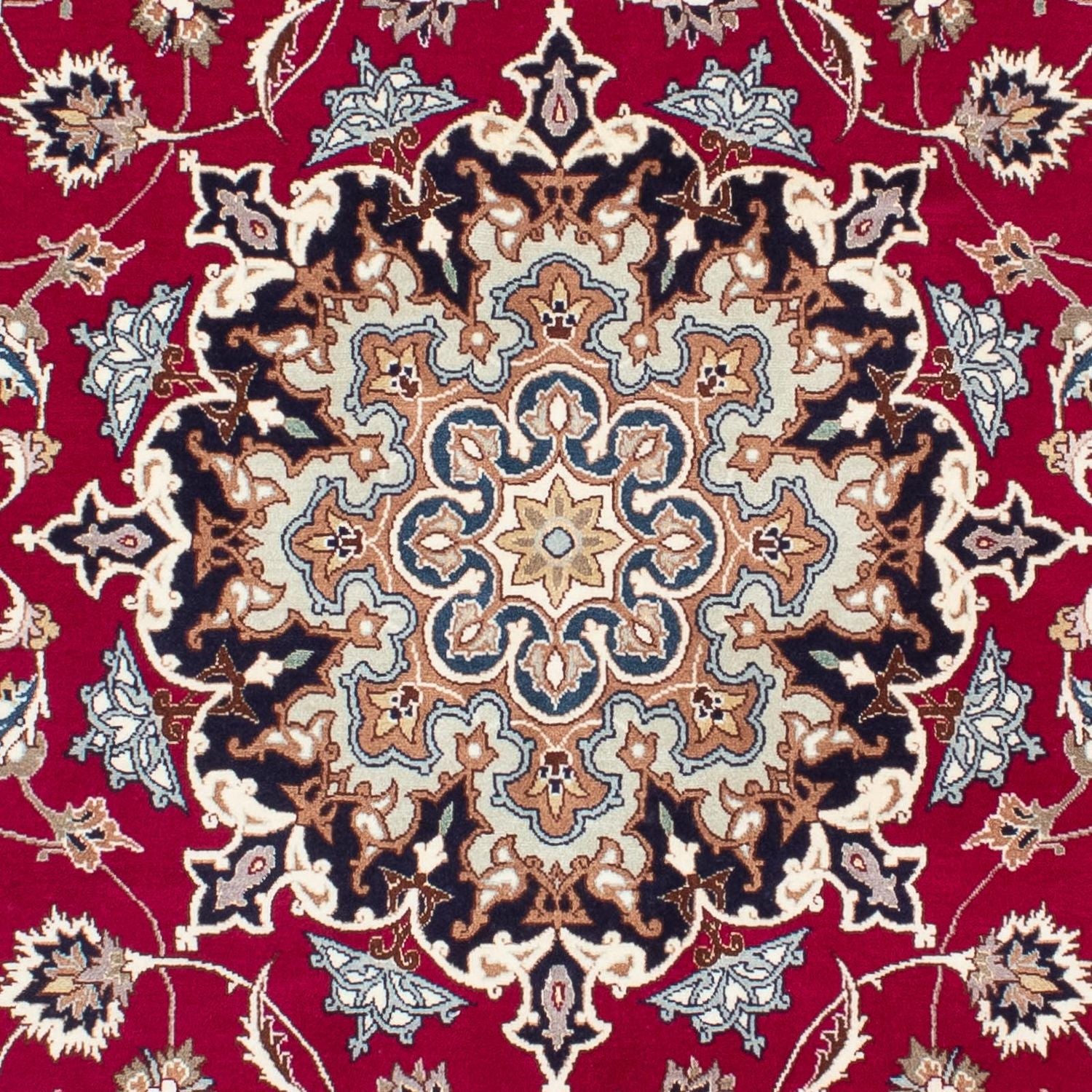 Alfombra Persa - Tabriz - Real - 200 x 150 cm - rojo oscuro