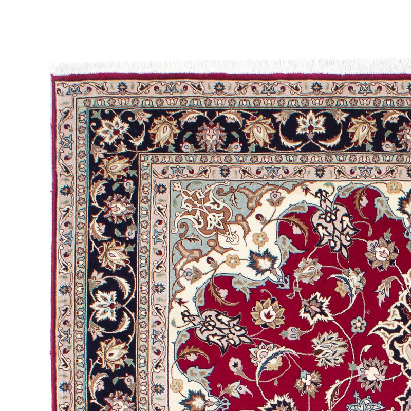 Alfombra Persa - Tabriz - Real - 200 x 150 cm - rojo oscuro