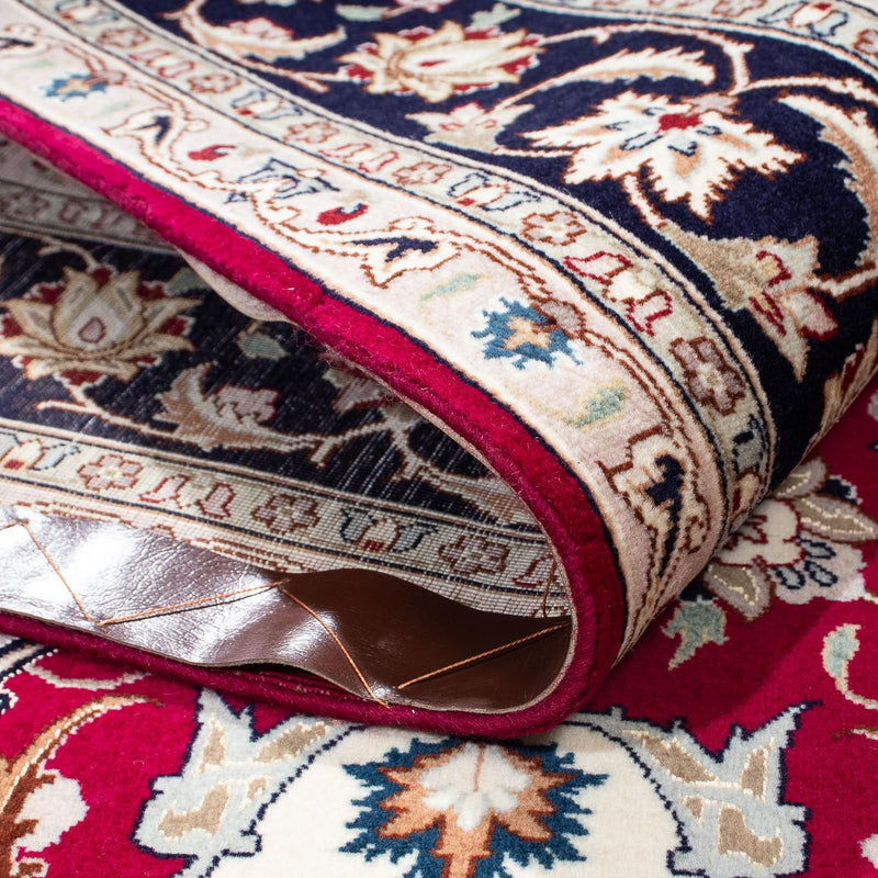 Alfombra Persa - Tabriz - Real - 200 x 150 cm - rojo oscuro