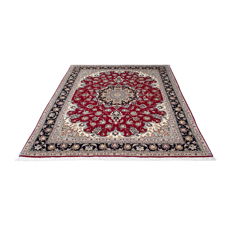 Alfombra Persa - Tabriz - Real - 200 x 150 cm - rojo oscuro