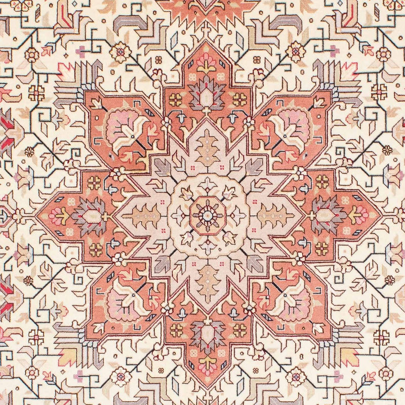Alfombra Persa - Tabriz - Real - 208 x 153 cm - beige