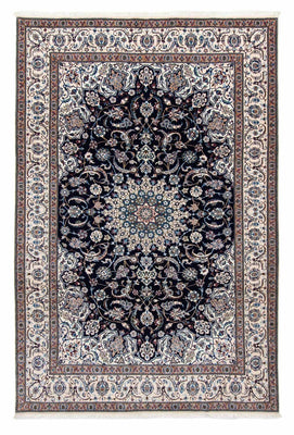 Alfombra Persa - Nain - Real - 303 x 203 cm - negro