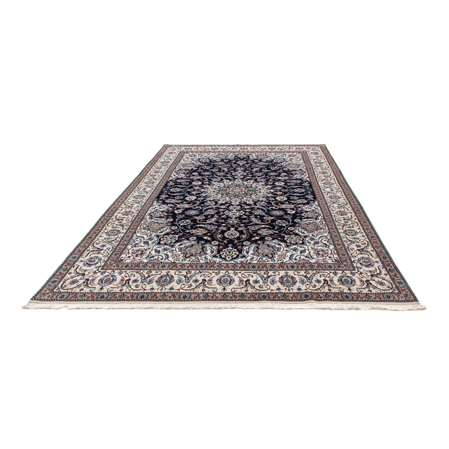 Alfombra Persa - Nain - Real - 303 x 203 cm - negro