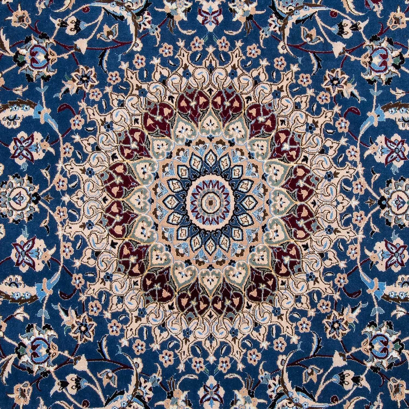 Alfombra Persa - Nain - Real - 302 x 198 cm - azul