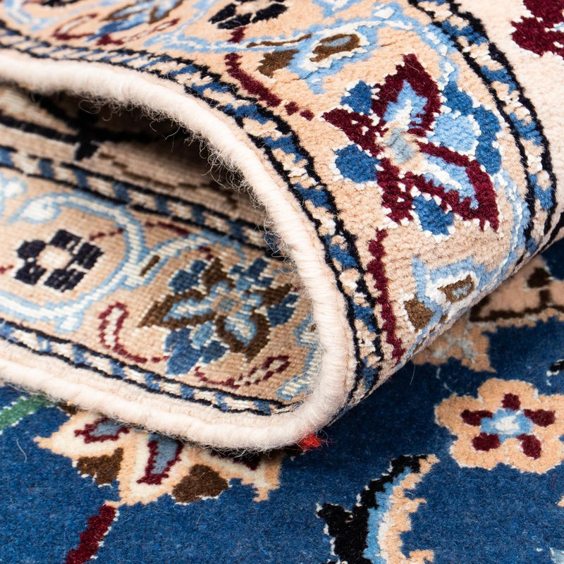 Alfombra Persa - Nain - Real - 302 x 198 cm - azul