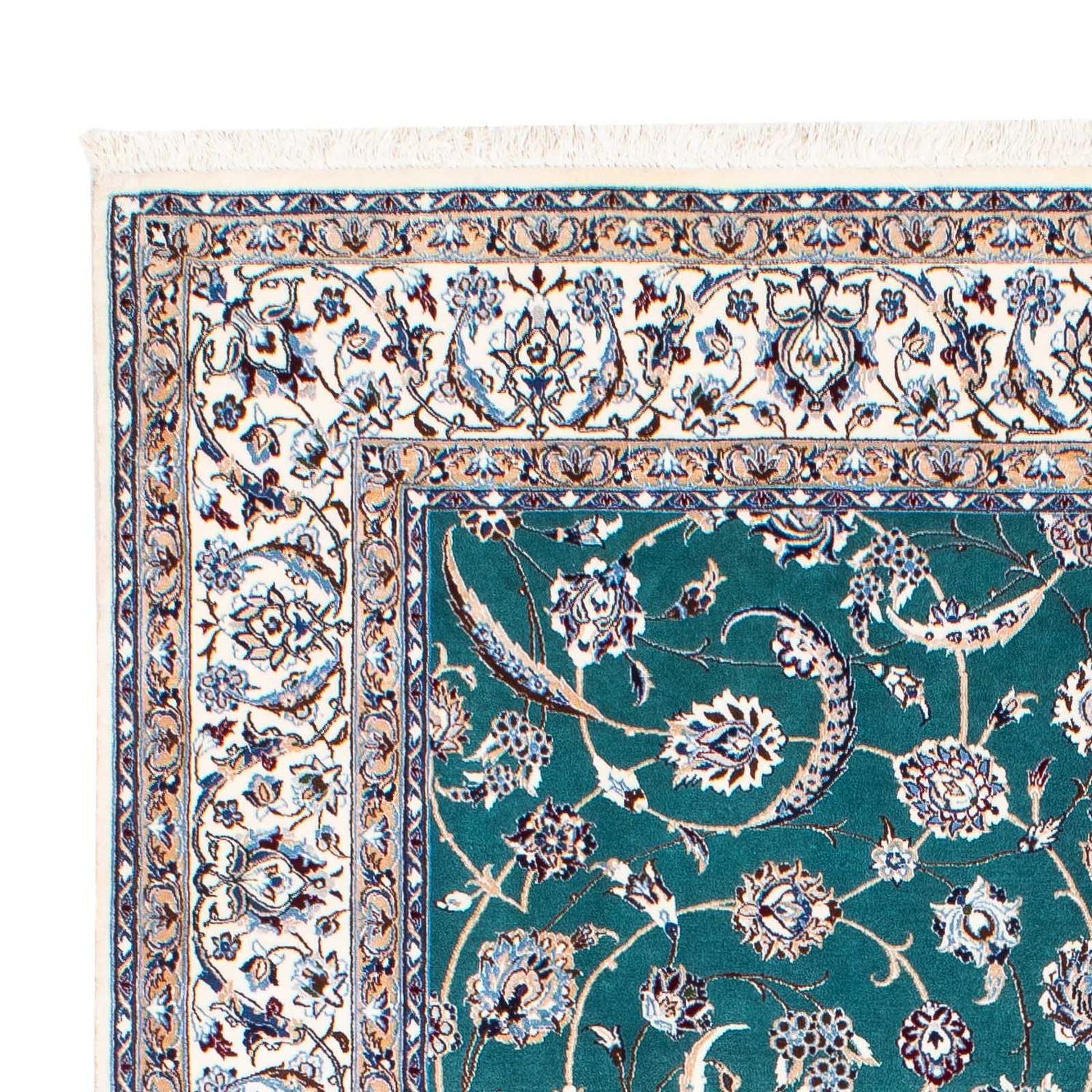 Alfombra Persa - Nain - Prima - 228 x 146 cm - azul