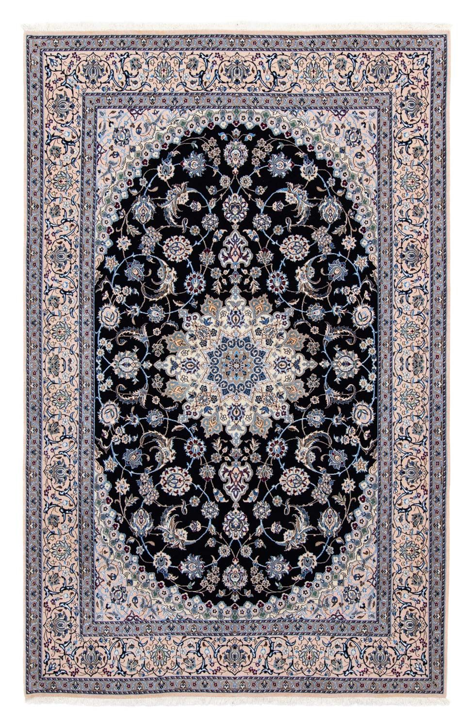 Alfombra Persa - Nain - Real - 295 x 204 cm - negro