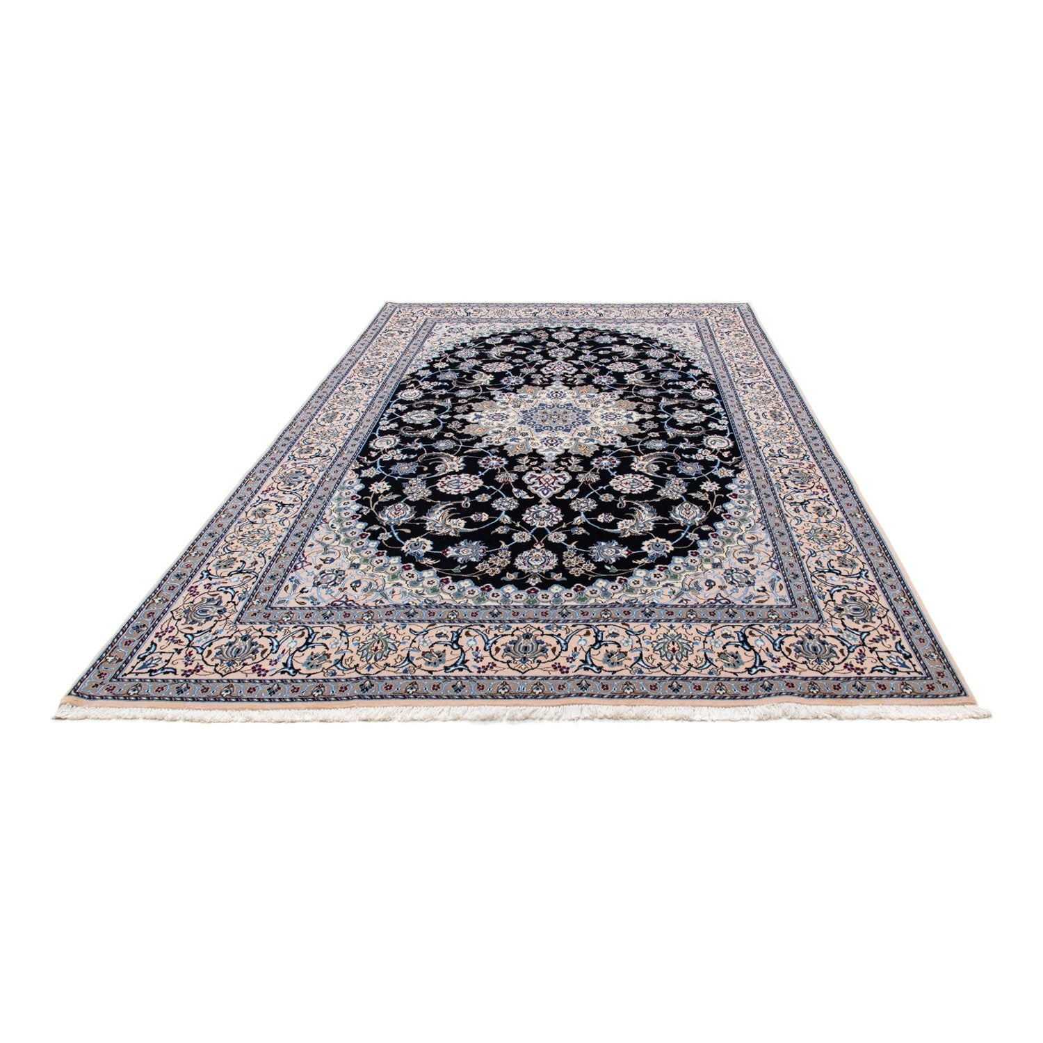Alfombra Persa - Nain - Real - 295 x 204 cm - negro
