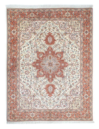 Alfombra Persa - Tabriz - Real - 201 x 149 cm - beige