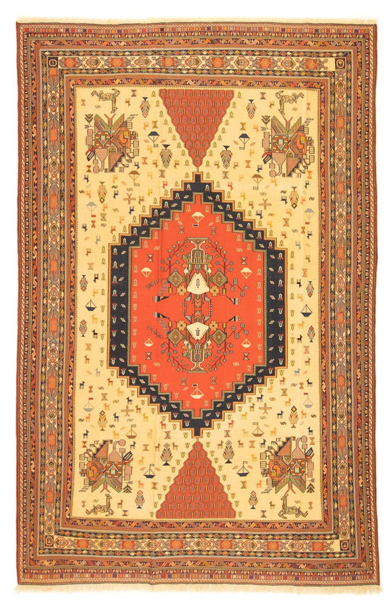 Alfombra persa - Nómada - 302 x 194 cm - oro